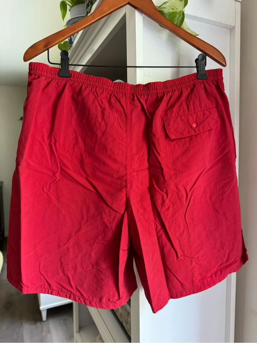 Patagonia Red Men's Swim Shorts with Logo Patch